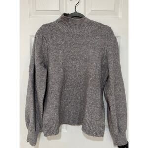 Marled Reunited Clothing Womens Sweater Heather Gray Pull Over XL